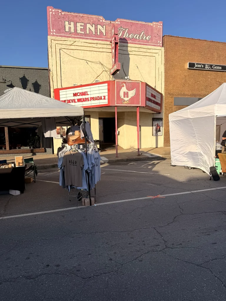 Downtown Murphy festival atmosphere during Murphy Spring Festival 2026.